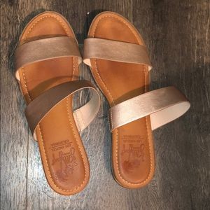 Rose Gold Sandals